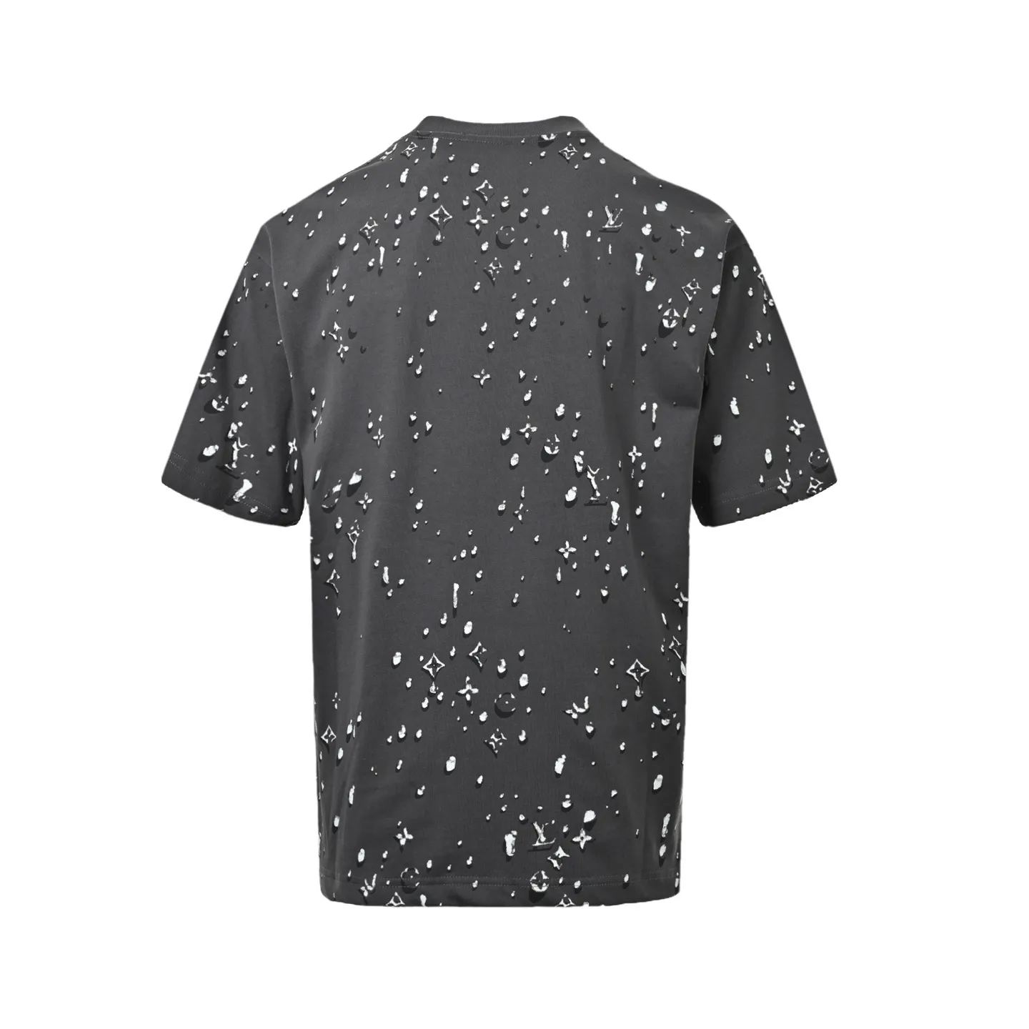 Louis Vuitton/Louis Vuitton 26ss 3D presbyopia water drop print short sleeves